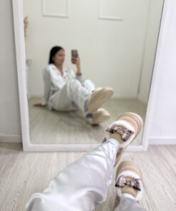 Pantuflas Charo beige
